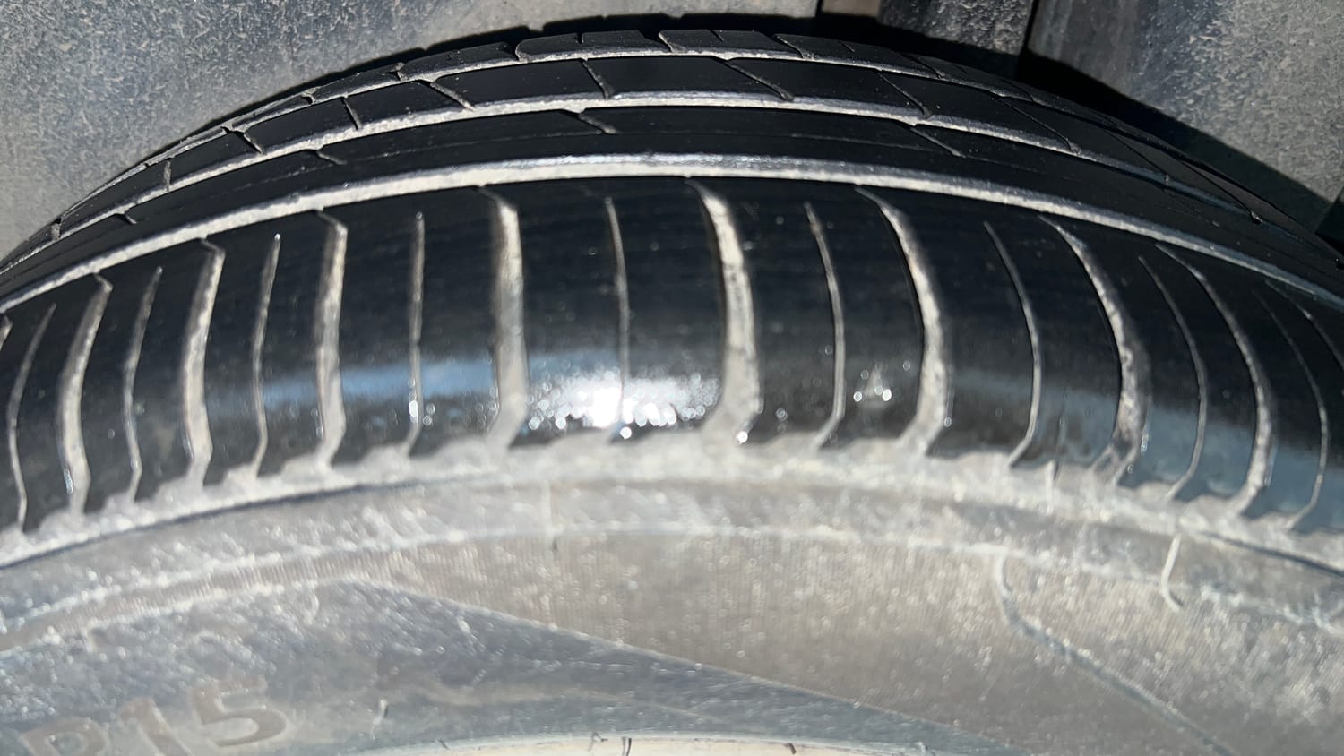 Used 2018 Maruti Suzuki Ciaz Sigma 1.4 MT Petrol Manual tyres LEFT REAR TYRE TREAD VIEW