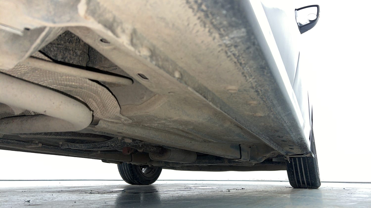 Used 2021 Ford Figo Aspire Titanium Plus 1.2 Ti-VCT Petrol Manual extra REAR RIGHT UNDERBODY VIEW