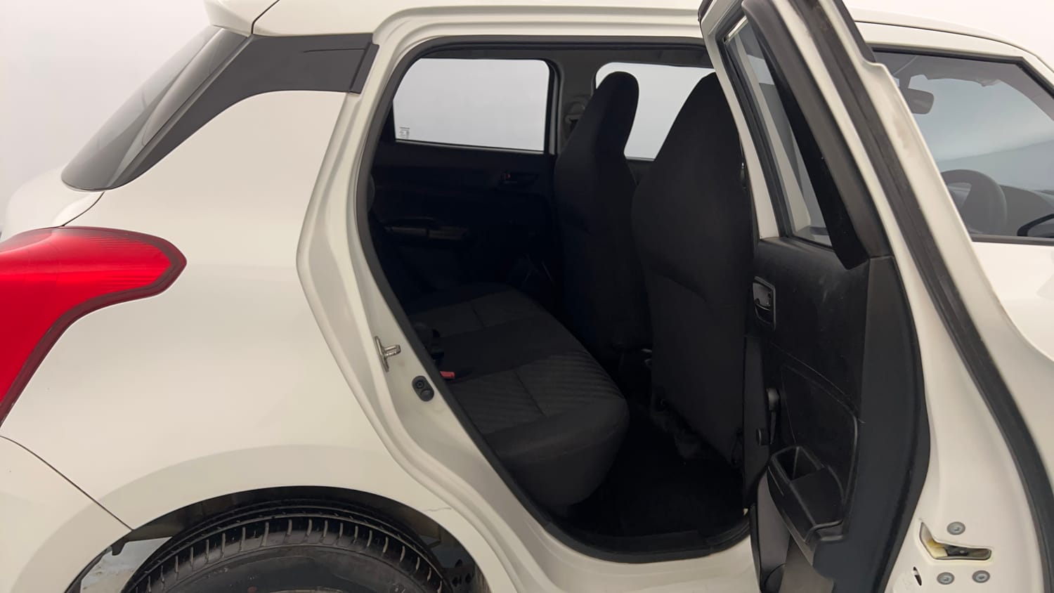 Used 2020 Maruti Suzuki Swift LXi Petrol Manual interior RIGHT SIDE REAR DOOR CABIN VIEW
