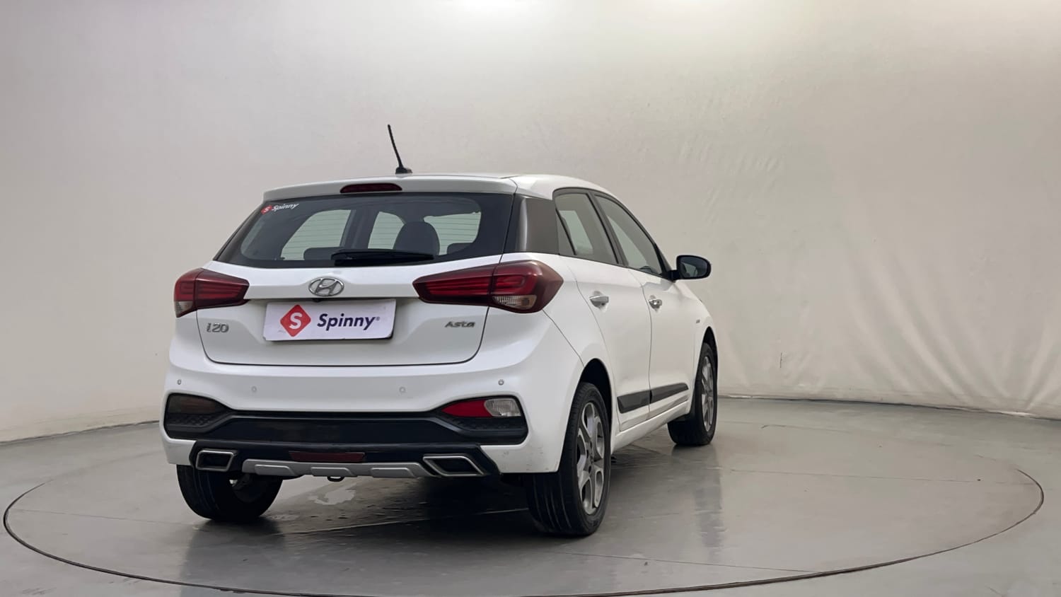 Used 2019 Hyundai Elite i20 Asta 1.2 AT Petrol Automatic exterior RIGHT REAR CORNER VIEW