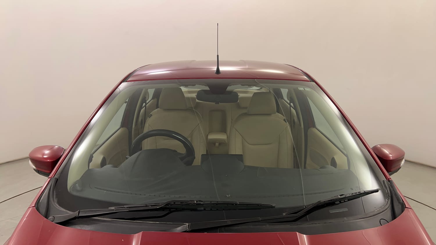 Used 2017 Ford Figo Aspire Titanium 1.2 Ti-VCT Petrol Manual exterior FRONT WINDSHIELD VIEW