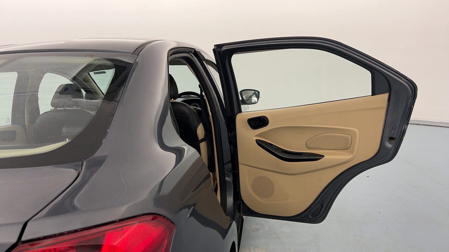 Used 2021 Ford Figo Aspire Titanium Plus 1.2 Ti-VCT Petrol Manual interior RIGHT REAR DOOR OPEN VIEW