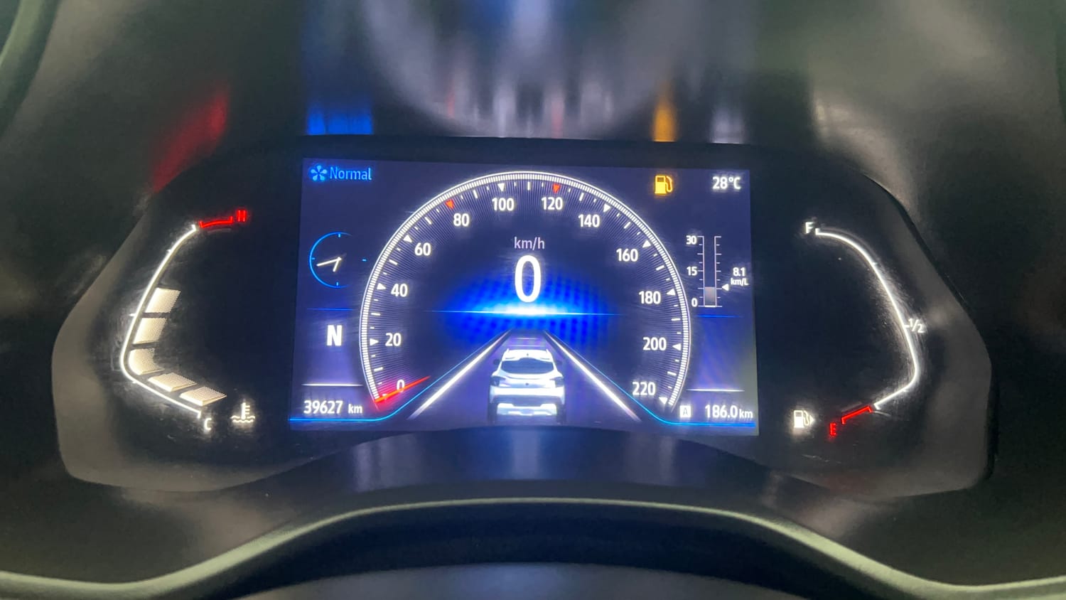 Used 2022 Renault Kiger RXZ AMT Petrol Automatic interior CLUSTERMETER VIEW