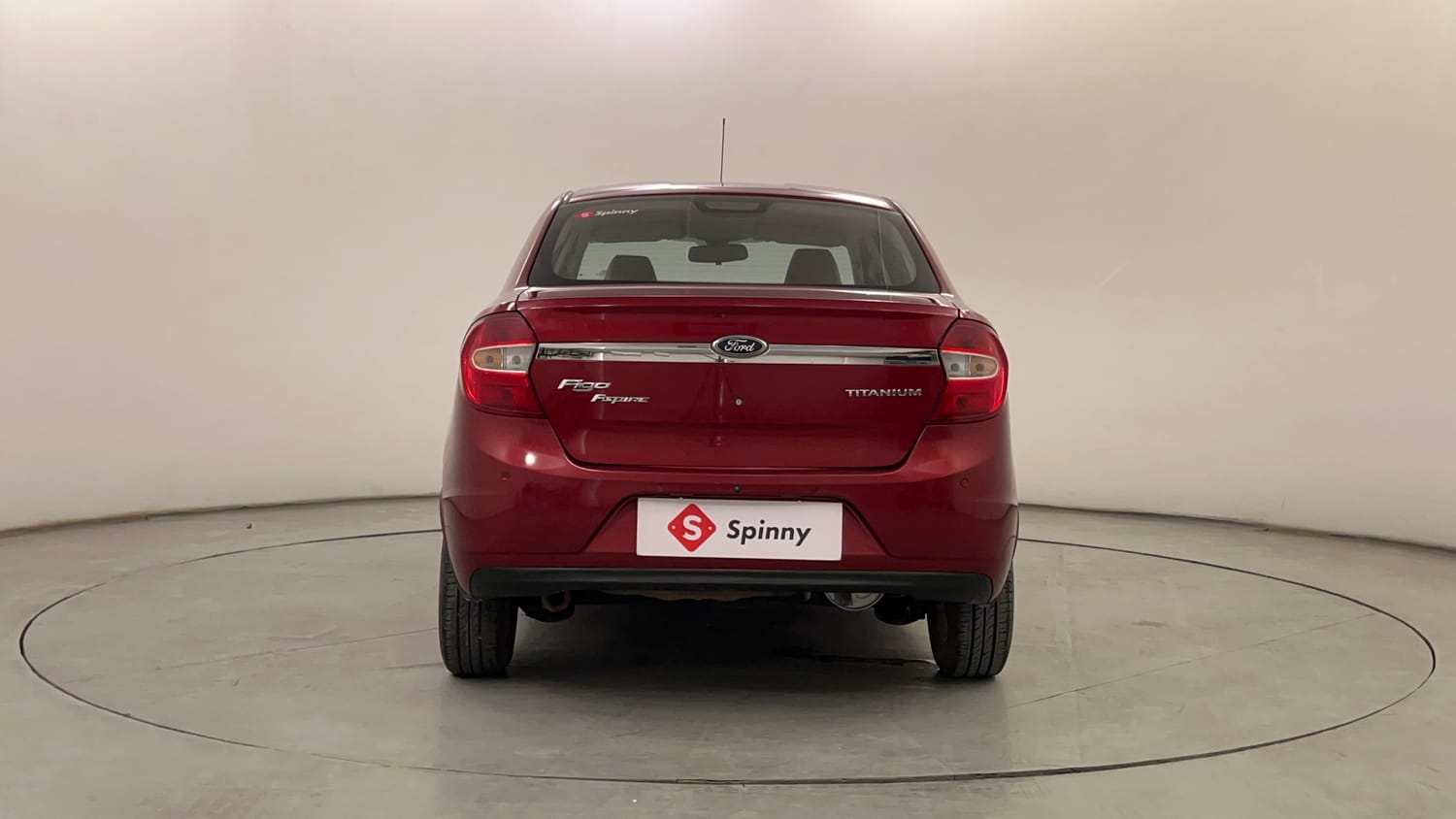 Used 2017 Ford Figo Aspire Titanium 1.2 Ti-VCT Petrol Manual exterior BACK VIEW
