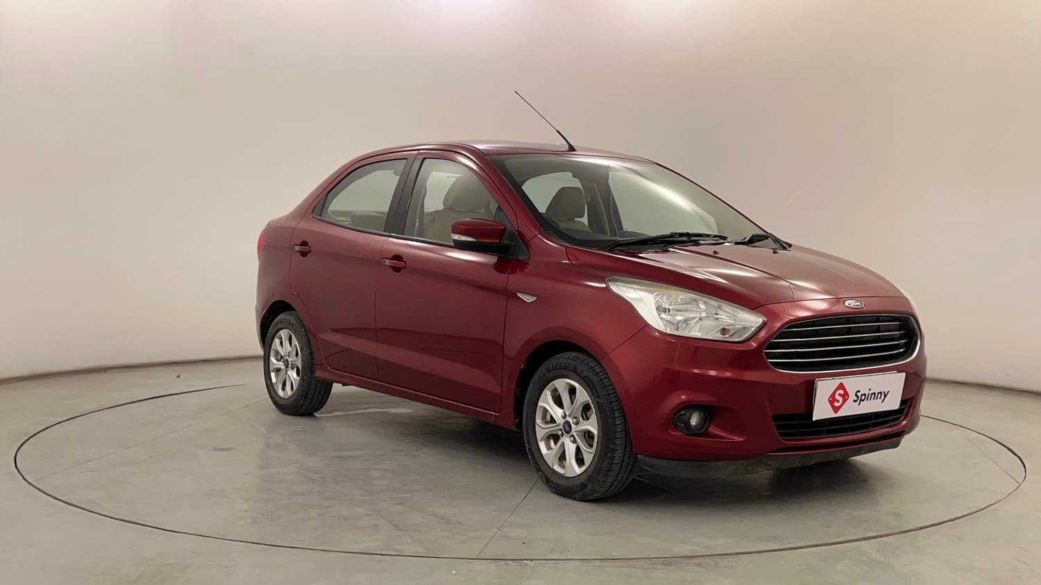 Used 2017 Ford Figo Aspire Titanium 1.2 Ti-VCT Petrol Manual exterior RIGHT FRONT CORNER VIEW