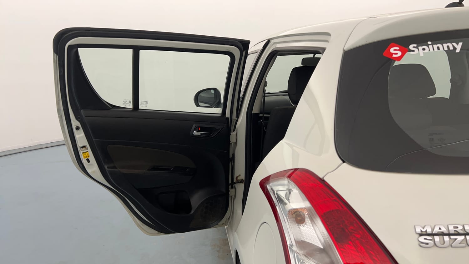 Used 2017 Maruti Suzuki Swift VXI (O) Petrol Manual interior LEFT REAR DOOR OPEN VIEW