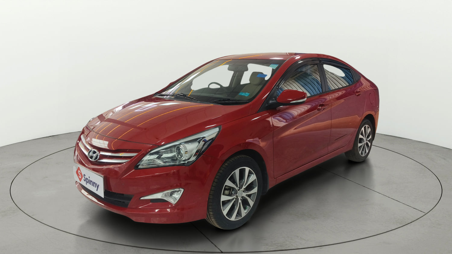 Used 2017 Hyundai Verna 1.6 VTVT SX Petrol Manual exterior LEFT FRONT CORNER VIEW