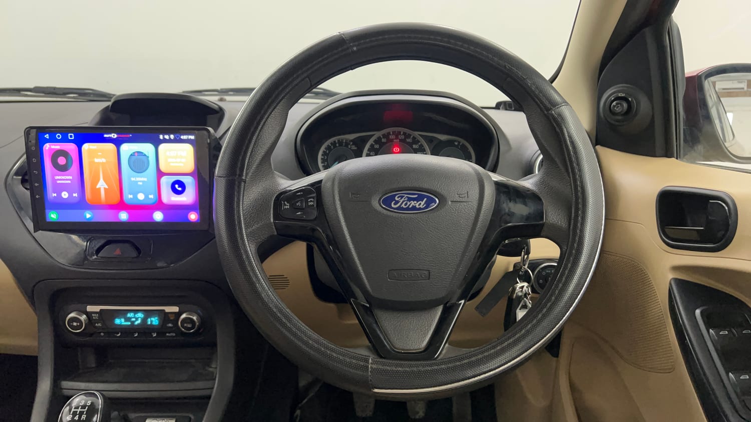 Used 2017 Ford Figo Aspire Titanium 1.2 Ti-VCT Petrol Manual interior STEERING VIEW