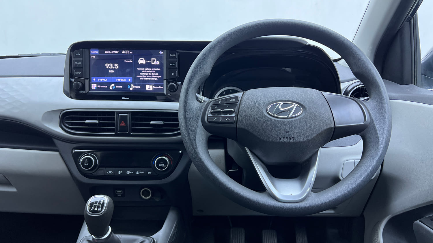 Used 2022 Hyundai Grand i10 Nios Sportz 1.2 Kappa VTVT CNG Cng Manual interior STEERING VIEW