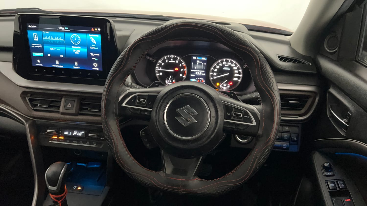 Used 2025 Maruti Suzuki Brezza Zxi Plus AT Dual Tone Petrol Automatic interior STEERING VIEW