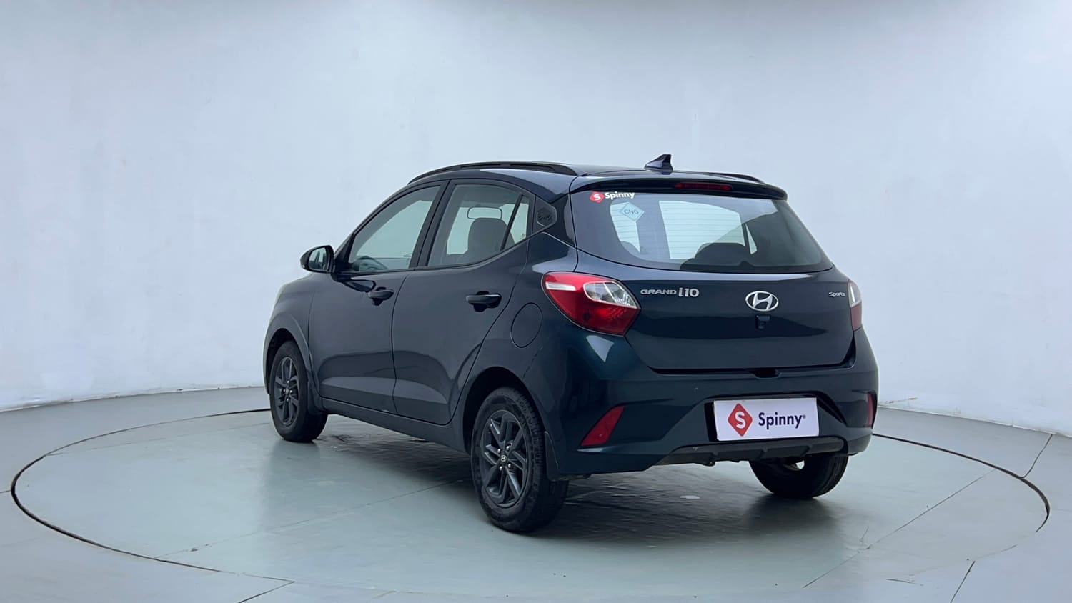 Used 2022 Hyundai Grand i10 Nios Sportz 1.2 Kappa VTVT CNG Cng Manual exterior LEFT REAR CORNER VIEW