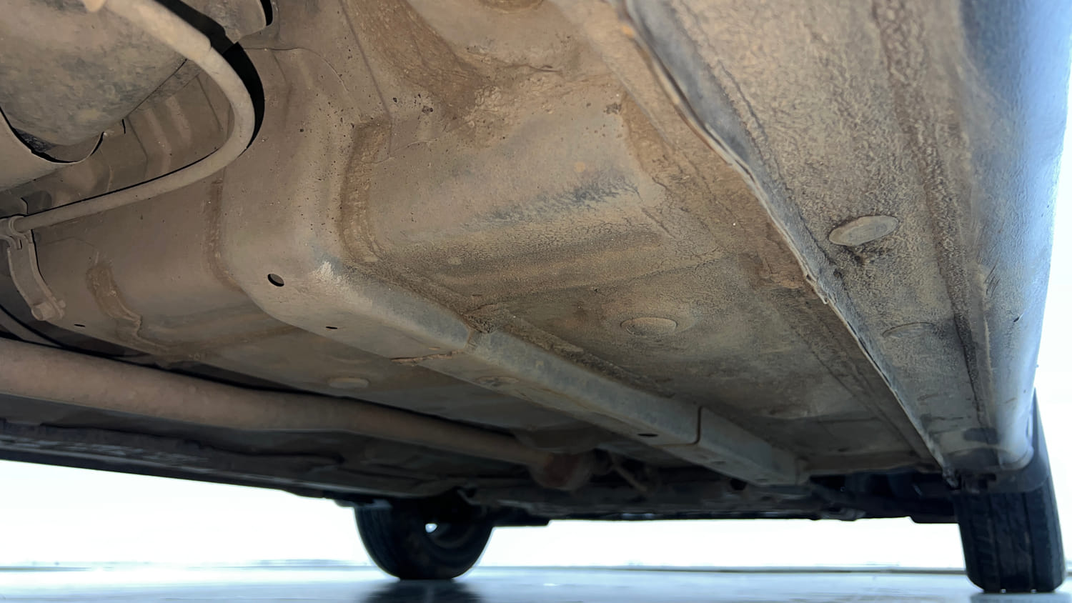 Used 2022 Hyundai Grand i10 Nios Sportz 1.2 Kappa VTVT CNG Cng Manual extra REAR RIGHT UNDERBODY VIEW