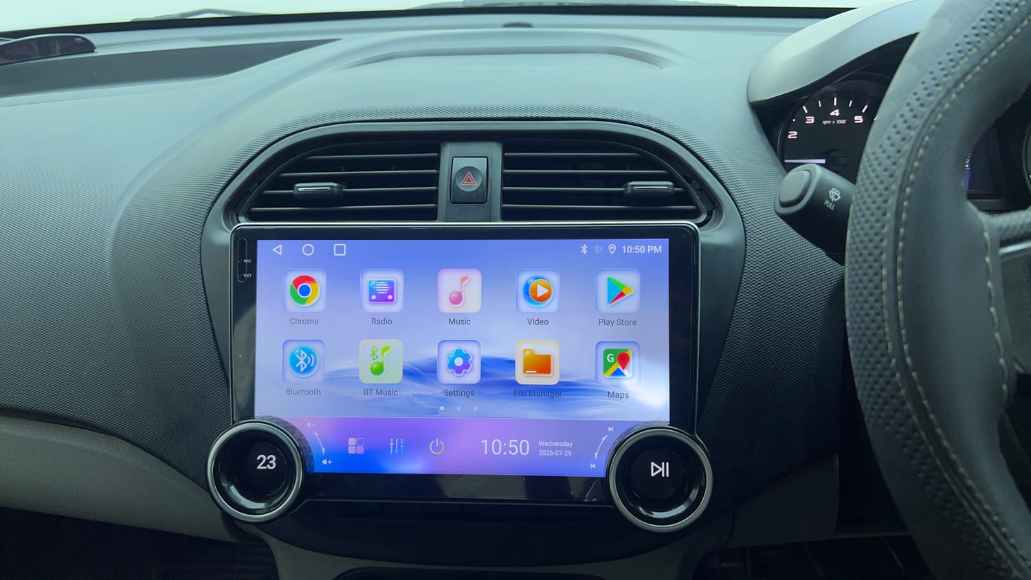 Used 2018 Tata Tiago Revotorq XT Diesel Manual interior MUSIC SYSTEM & AC CONTROL VIEW