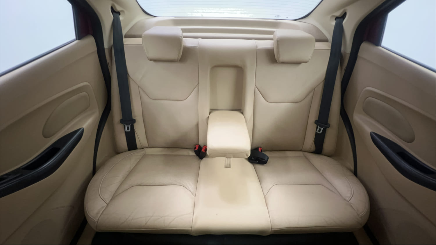 Used 2017 Ford Figo Aspire Titanium 1.2 Ti-VCT Petrol Manual interior REAR SEAT CONDITION VIEW