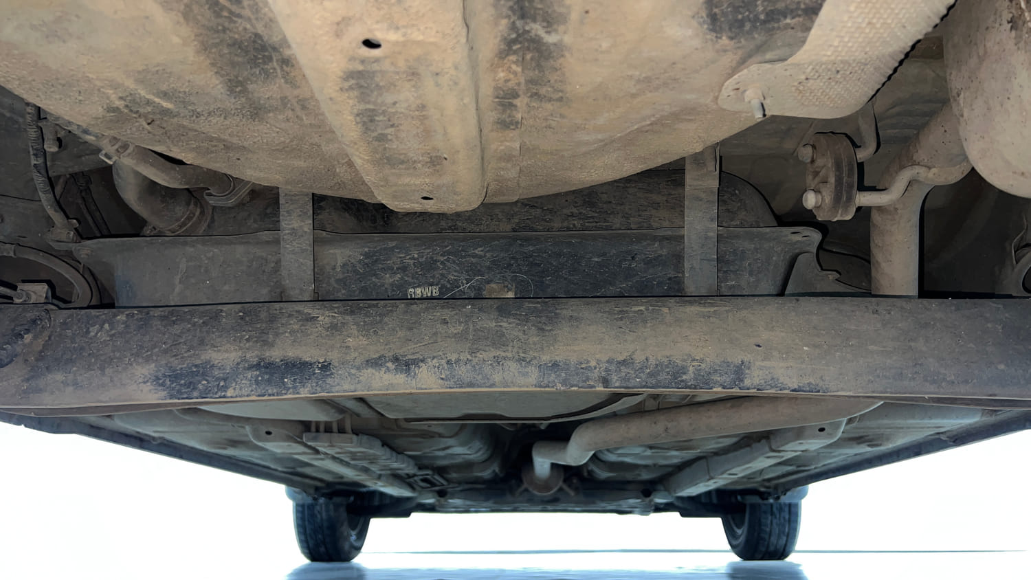 Used 2022 Hyundai Grand i10 Nios Sportz 1.2 Kappa VTVT CNG Cng Manual extra REAR UNDERBODY VIEW (TAKEN FROM REAR)