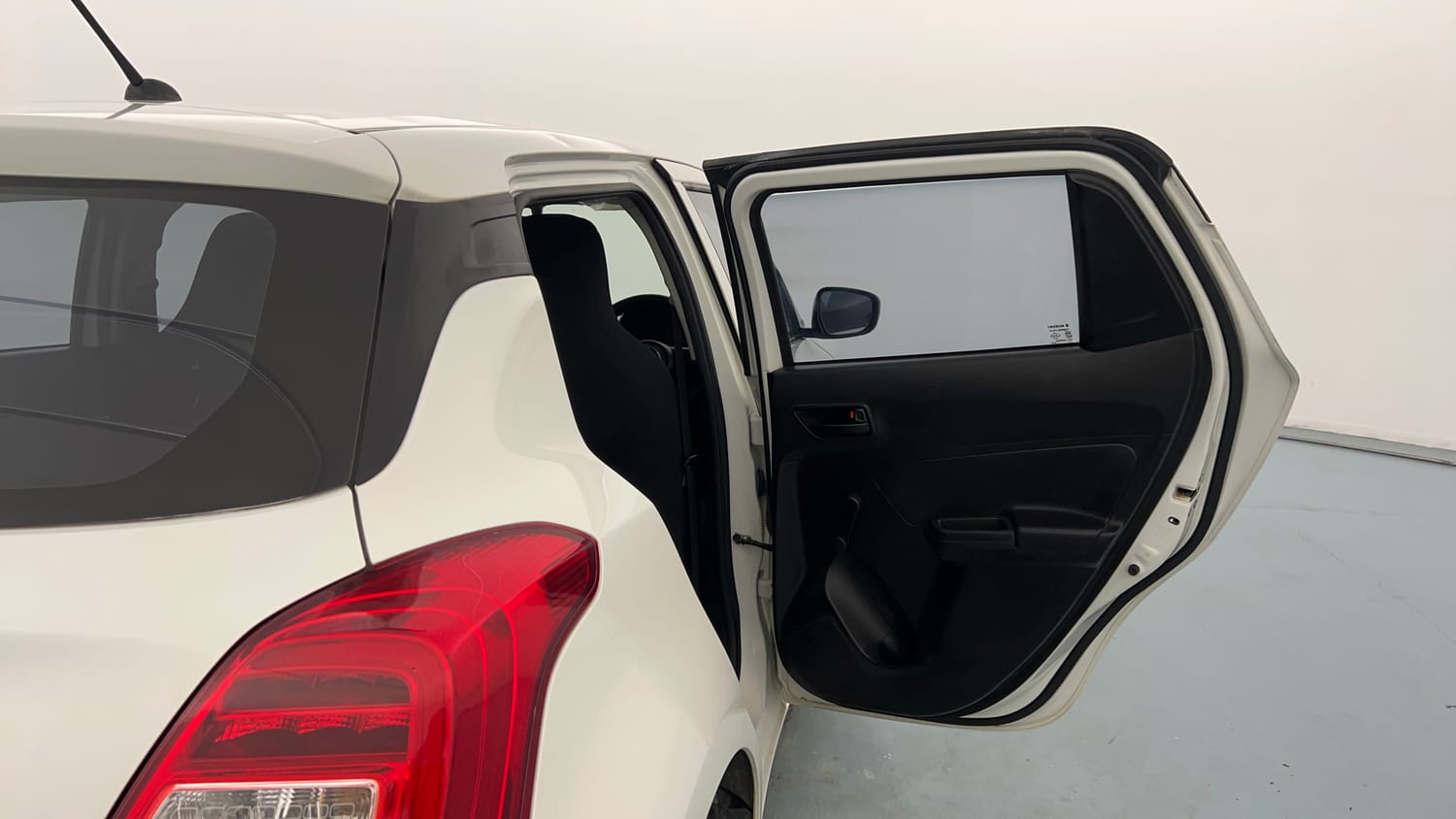 Used 2020 Maruti Suzuki Swift LXi Petrol Manual interior RIGHT REAR DOOR OPEN VIEW