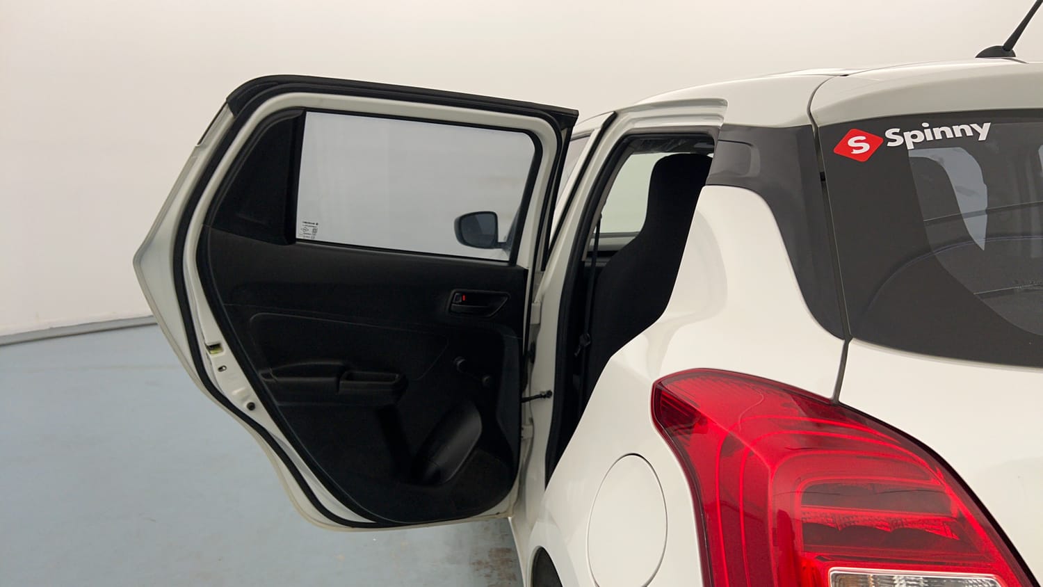 Used 2020 Maruti Suzuki Swift LXi Petrol Manual interior LEFT REAR DOOR OPEN VIEW
