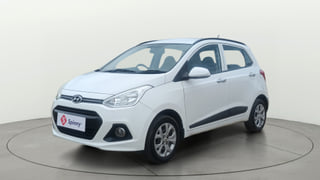 Used 2014 Hyundai Grand i10 Sportz 1.2 Kappa VTVT Petrol Manual exterior LEFT FRONT CORNER VIEW