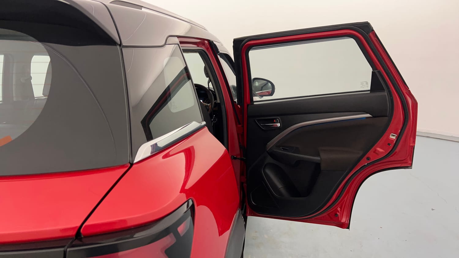 Used 2025 Maruti Suzuki Brezza Zxi Plus AT Dual Tone Petrol Automatic interior RIGHT REAR DOOR OPEN VIEW