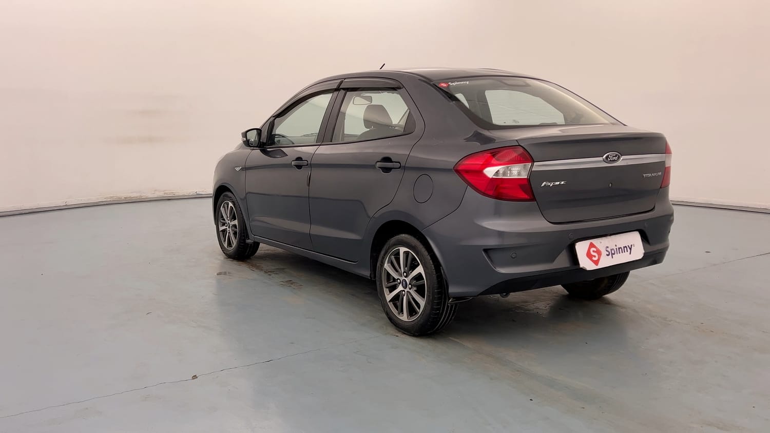Used 2021 Ford Figo Aspire Titanium Plus 1.2 Ti-VCT Petrol Manual exterior LEFT REAR CORNER VIEW