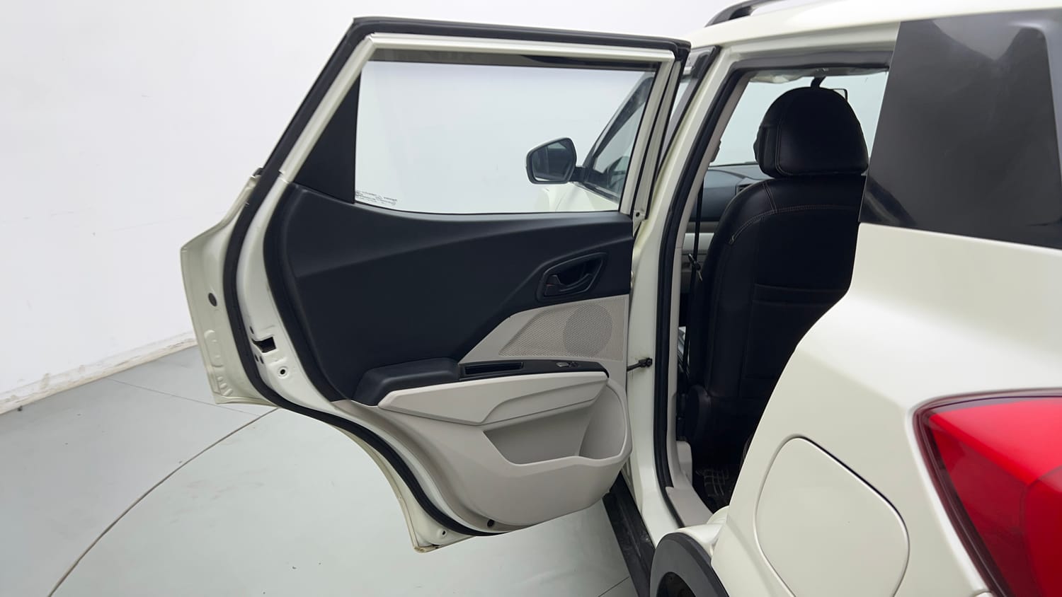 Used 2023 Mahindra XUV 300 W6 1.5 Diesel Diesel Manual interior LEFT REAR DOOR OPEN VIEW