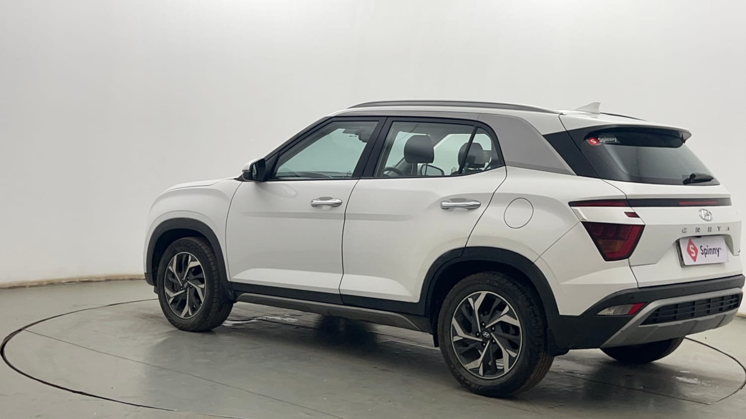 Used 2021 Hyundai Creta SX (O) 1.5 Petrol IVT Petrol Automatic exterior LEFT REAR CORNER VIEW