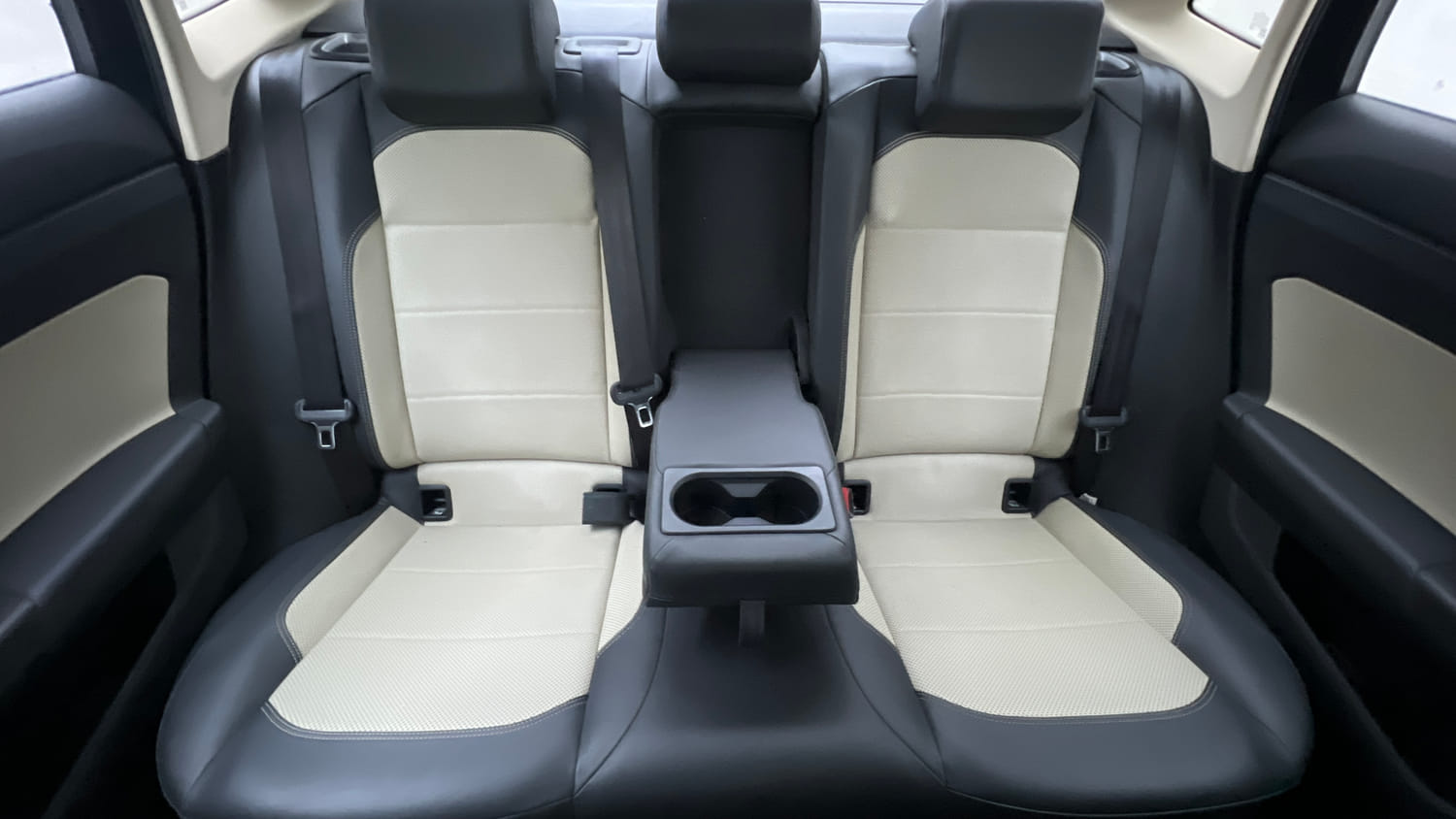 Used 2025 Skoda Slavia Style 1.0L TSI AT Petrol Automatic interior REAR SEAT CONDITION VIEW