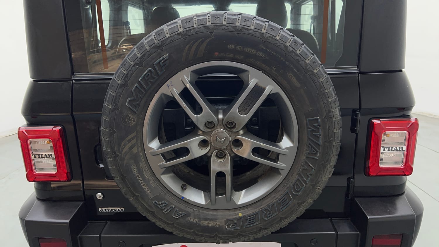 Used 2024 Mahindra Thar LX Hard Top Petrol AT RWD Petrol Automatic tyres SPARE TYRE VIEW