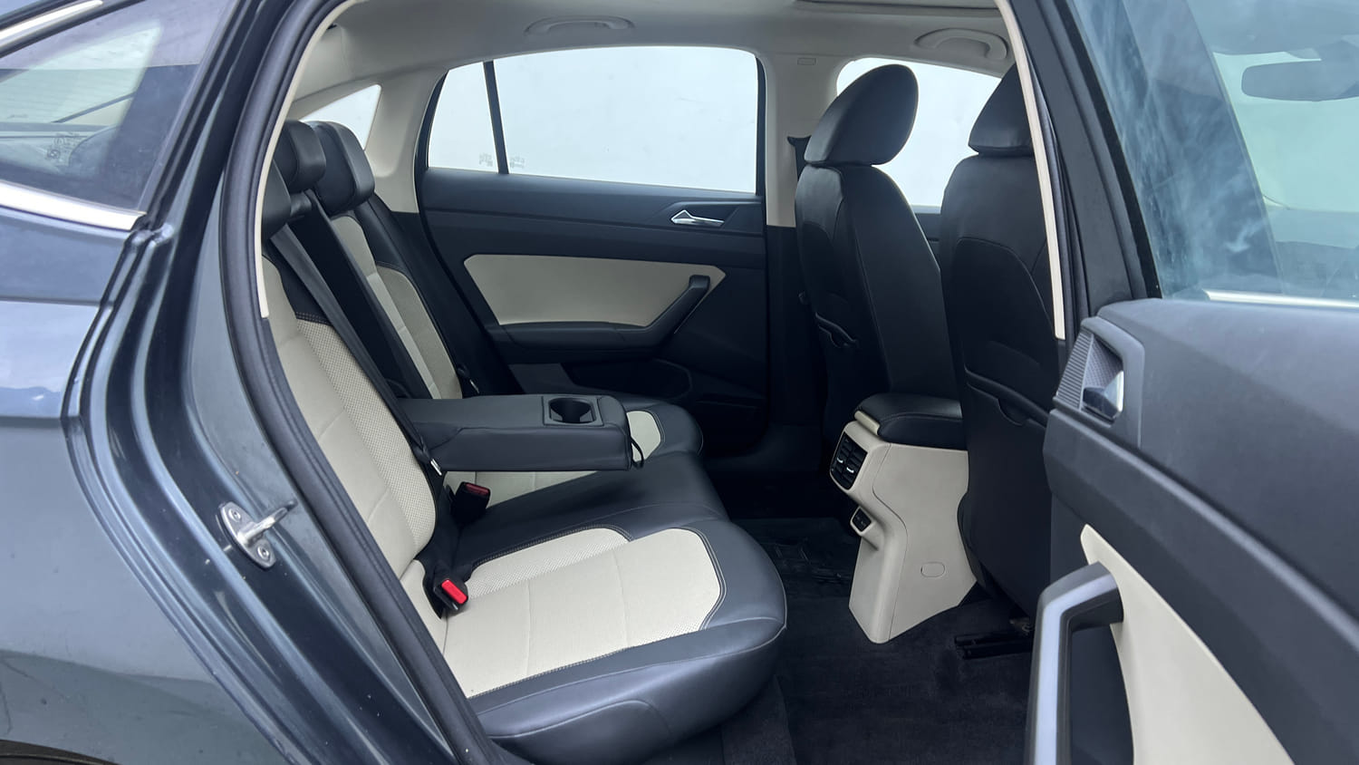 Used 2025 Skoda Slavia Style 1.0L TSI AT Petrol Automatic interior RIGHT SIDE REAR DOOR CABIN VIEW