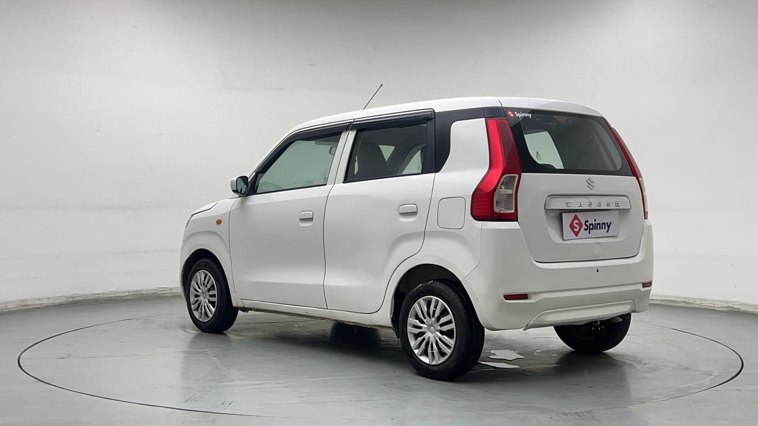 Used 2023 Maruti Suzuki Wagon R VXI 1.0 AGS Petrol Automatic exterior LEFT REAR CORNER VIEW