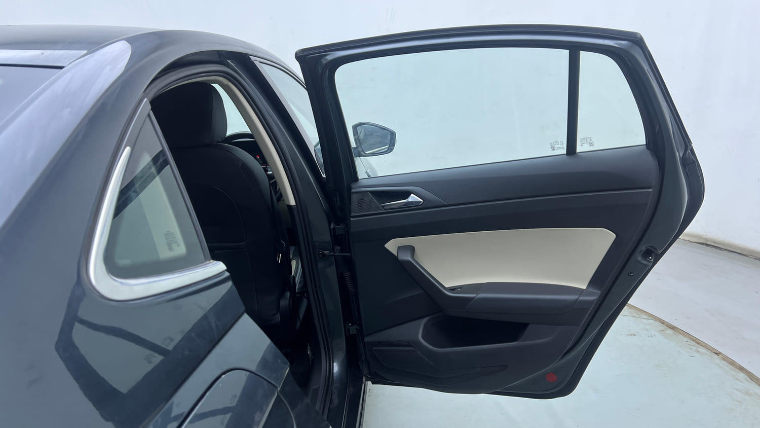 Used 2025 Skoda Slavia Style 1.0L TSI AT Petrol Automatic interior RIGHT REAR DOOR OPEN VIEW