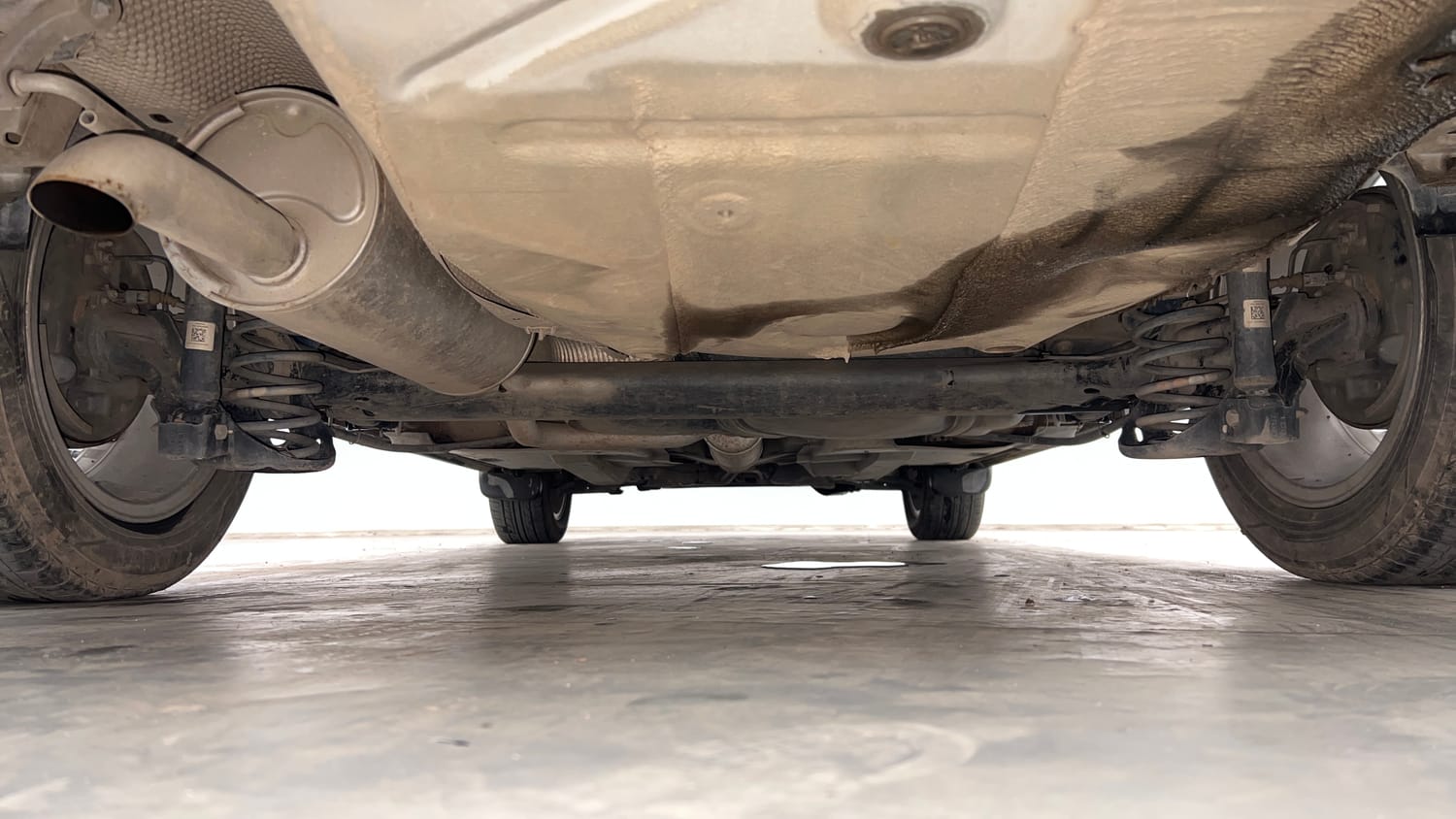 Used 2022 Skoda Rapid Style Petrol Manual extra REAR UNDERBODY VIEW (TAKEN FROM REAR)
