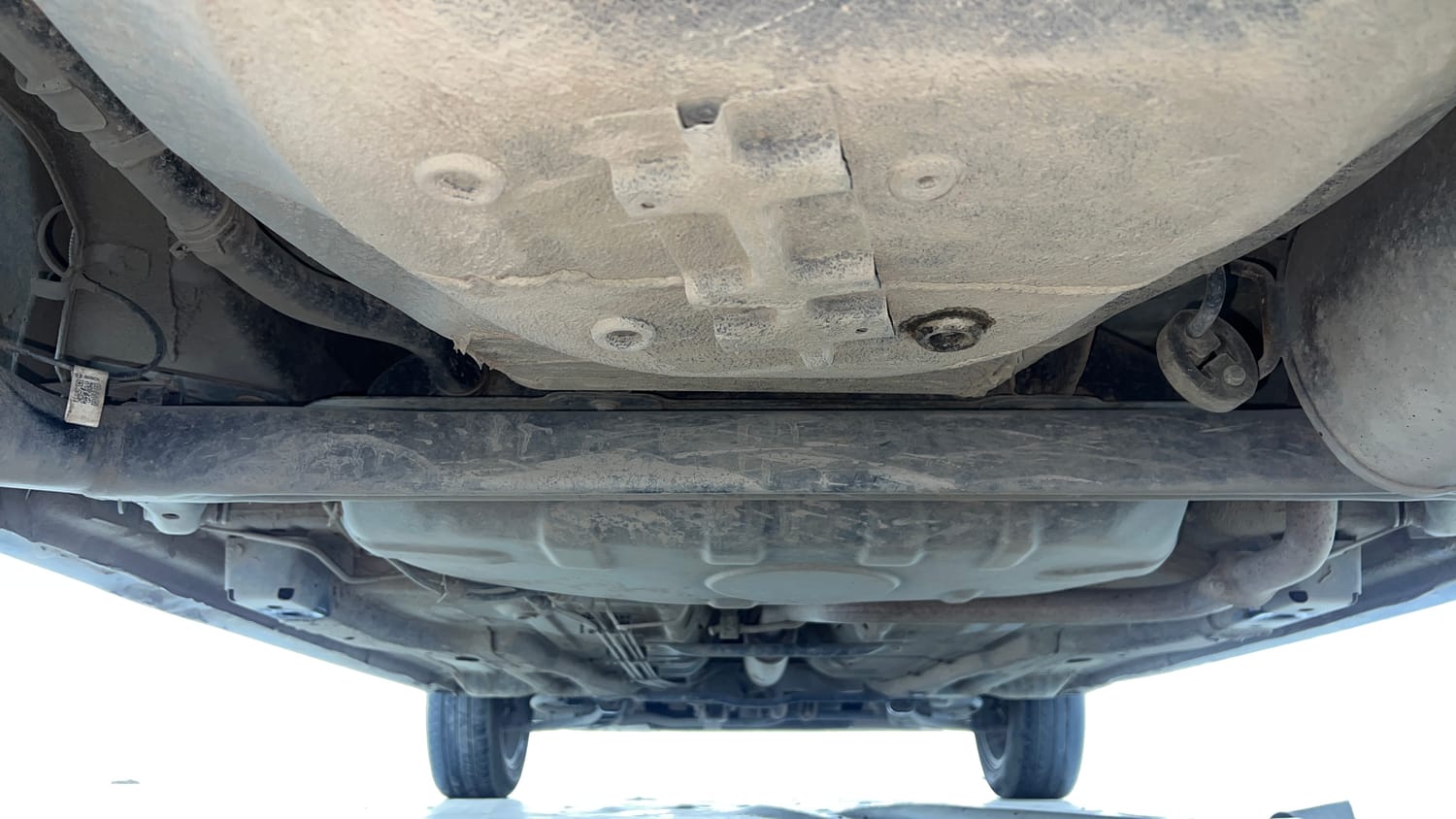 Used 2021 Tata Tiago XZ Plus Petrol Manual extra REAR UNDERBODY VIEW (TAKEN FROM REAR)