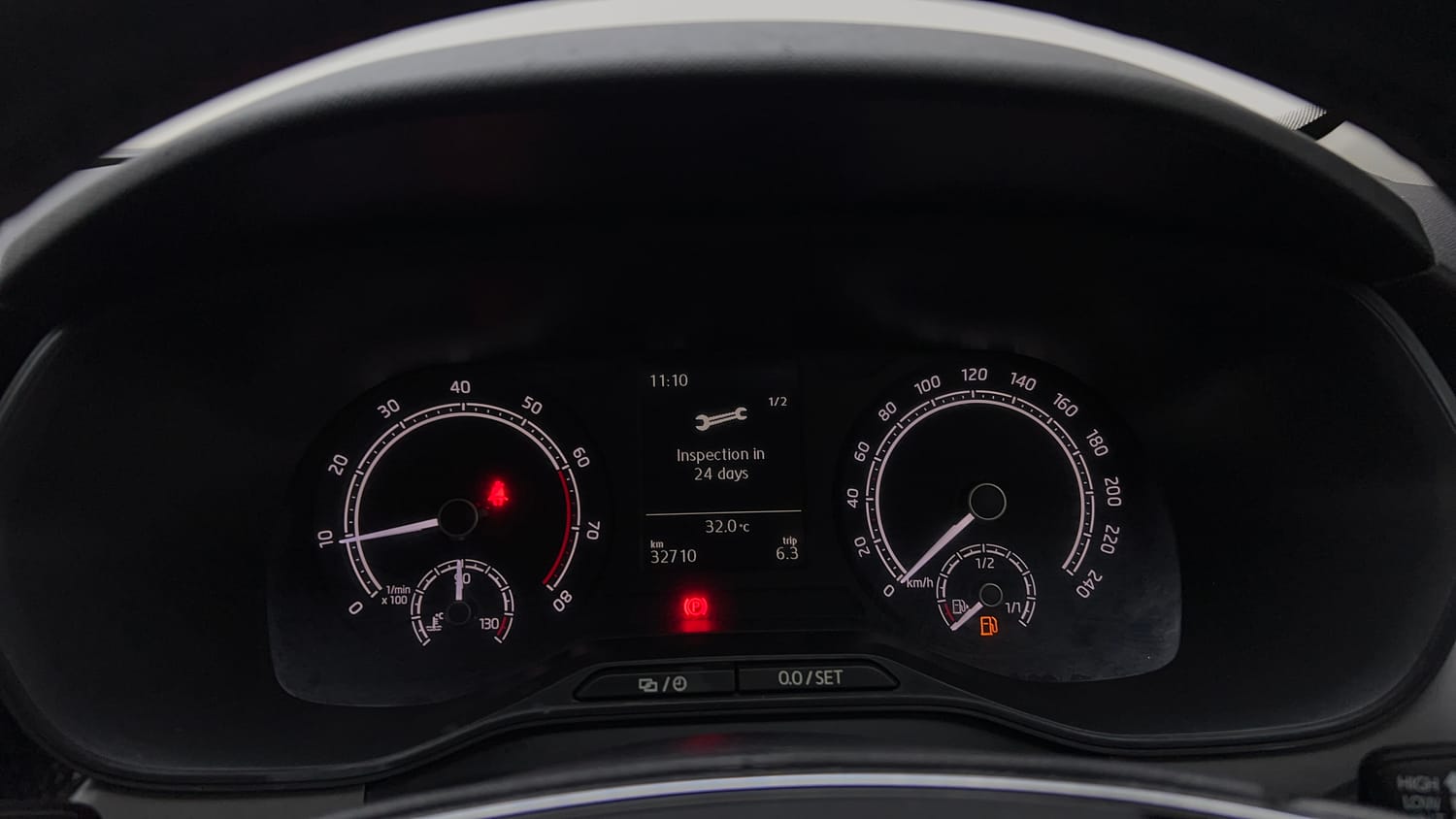 Used 2023 Skoda Kushaq Ambition 1.5L TSI MT Petrol Manual interior CLUSTERMETER VIEW