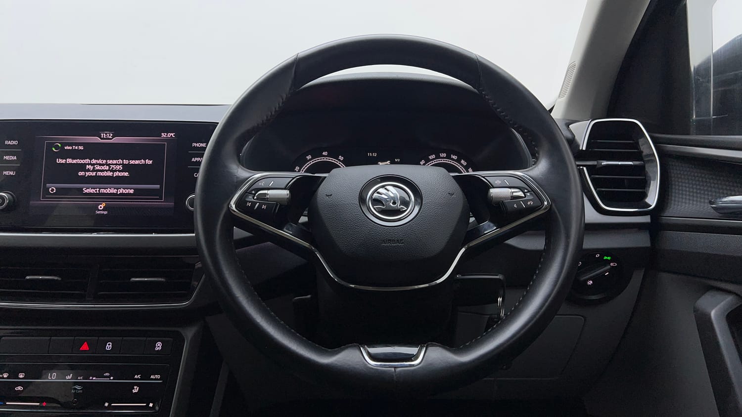 Used 2023 Skoda Kushaq Ambition 1.5L TSI MT Petrol Manual interior STEERING VIEW