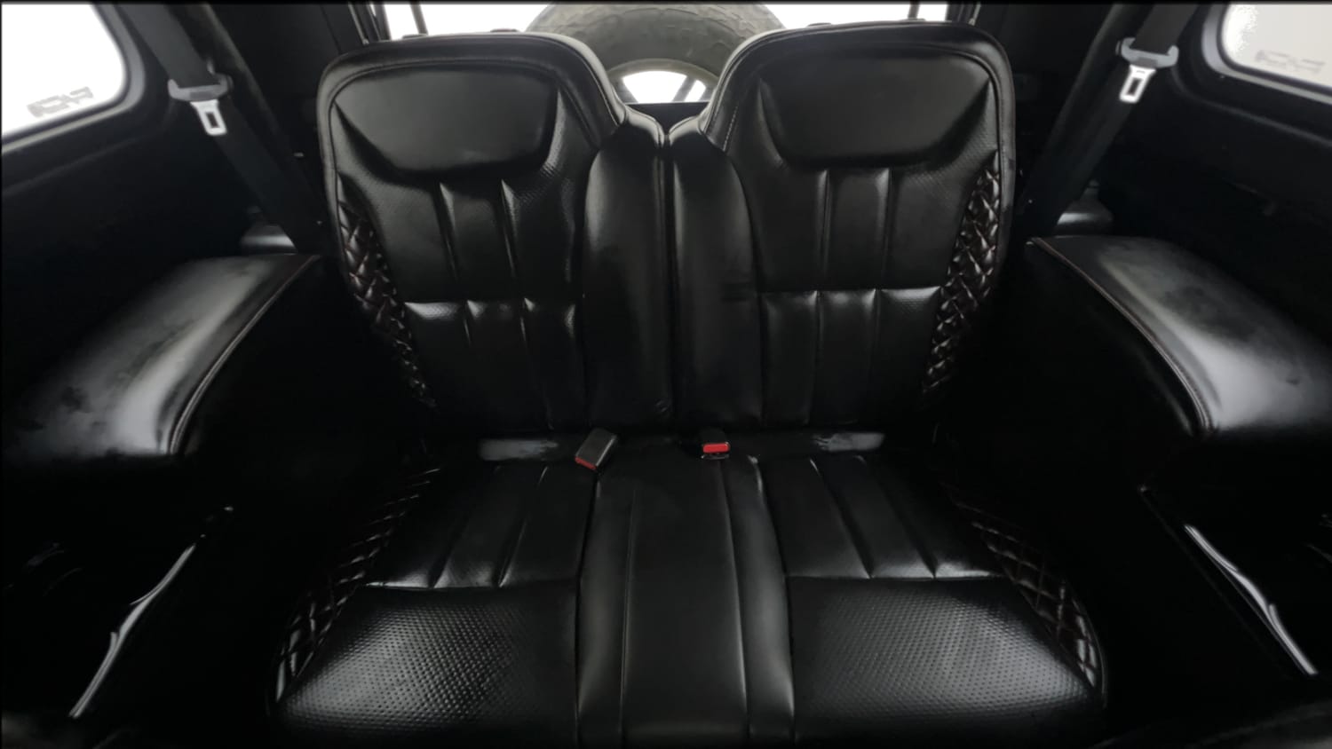 Used 2024 Mahindra Thar LX Hard Top Petrol AT RWD Petrol Automatic interior REAR SEAT CONDITION VIEW