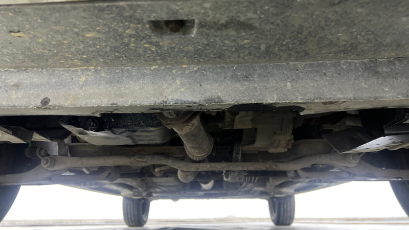 Used 2017 Tata Tiago Revotron XT Petrol Manual extra FRONT LEFT UNDERBODY VIEW