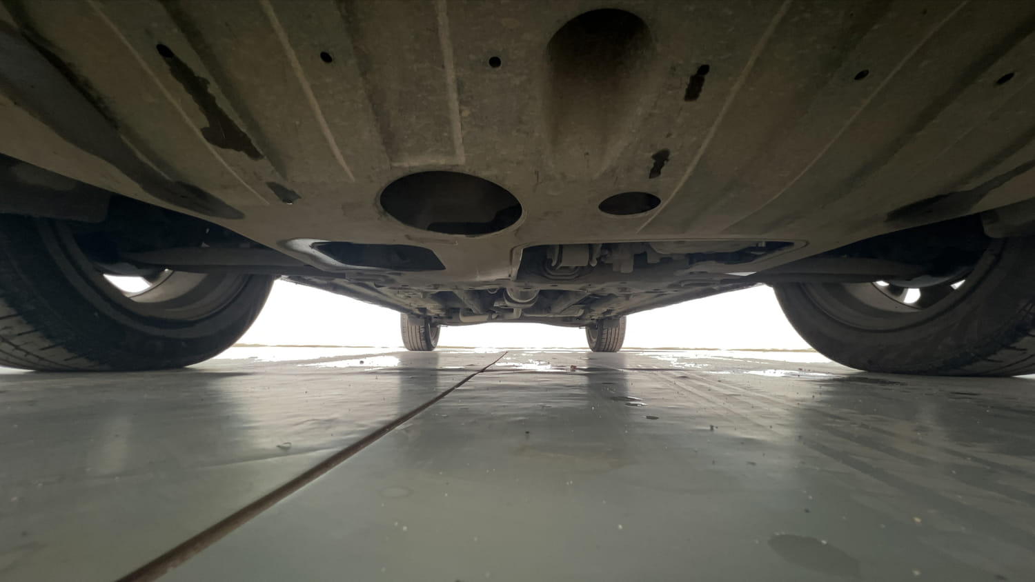 Used 2021 Hyundai Creta SX (O) 1.5 Petrol IVT Petrol Automatic extra FRONT LEFT UNDERBODY VIEW