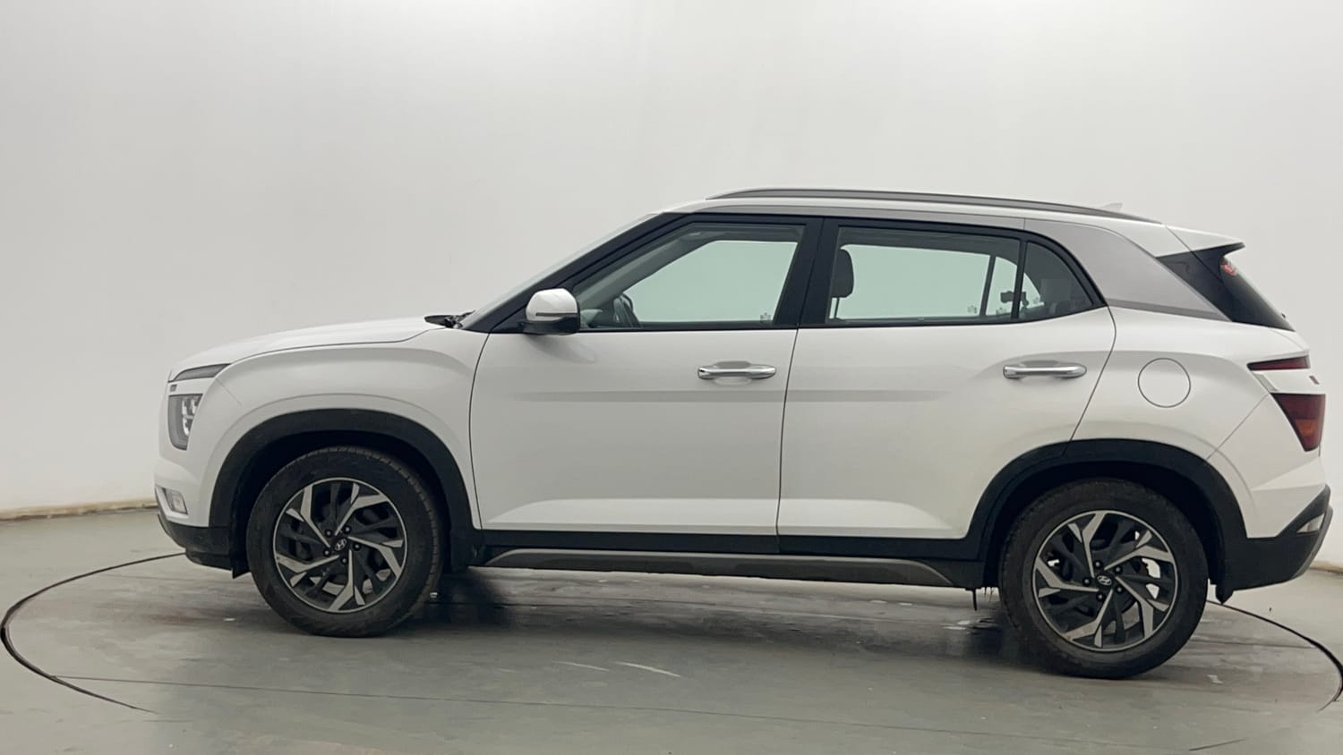 Used 2021 Hyundai Creta SX (O) 1.5 Petrol IVT Petrol Automatic exterior LEFT SIDE VIEW