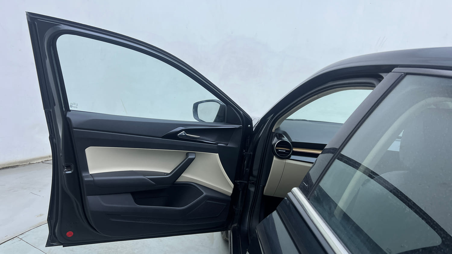 Used 2025 Skoda Slavia Style 1.0L TSI AT Petrol Automatic interior LEFT FRONT DOOR OPEN VIEW