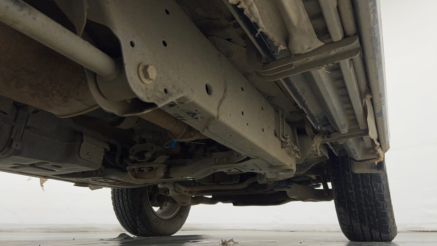 Used 2024 Mahindra Thar LX Hard Top Petrol AT RWD Petrol Automatic extra REAR RIGHT UNDERBODY VIEW