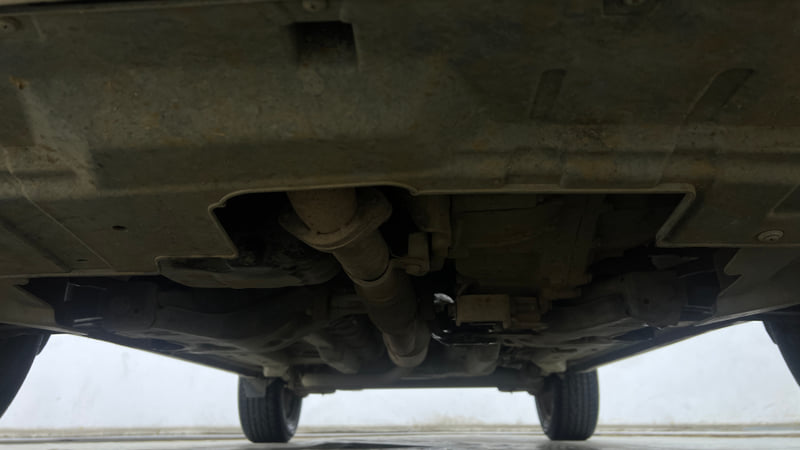 Used 2022 Tata Nexon XZ Plus (S) Petrol Manual extra FRONT LEFT UNDERBODY VIEW