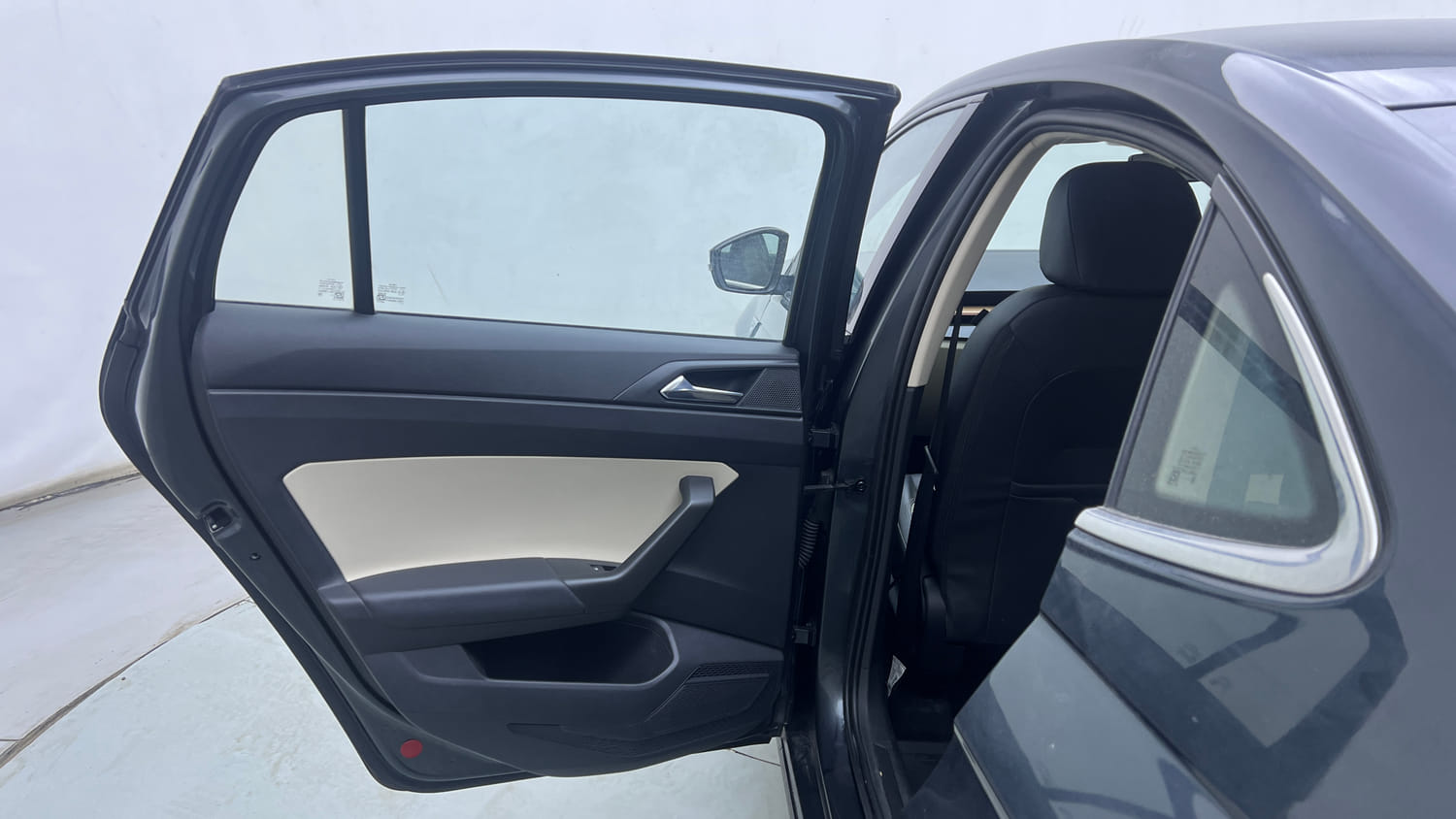 Used 2025 Skoda Slavia Style 1.0L TSI AT Petrol Automatic interior LEFT REAR DOOR OPEN VIEW