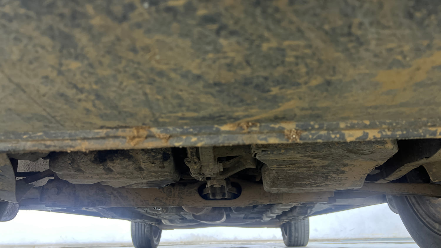 Used 2025 Skoda Slavia Style 1.0L TSI AT Petrol Automatic extra FRONT LEFT UNDERBODY VIEW