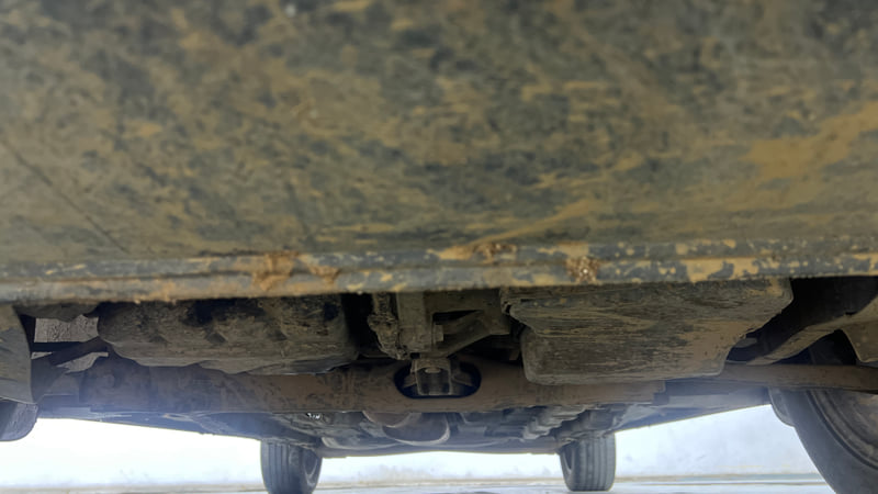 Used 2025 Skoda Slavia Style 1.0L TSI AT Petrol Automatic extra FRONT LEFT UNDERBODY VIEW
