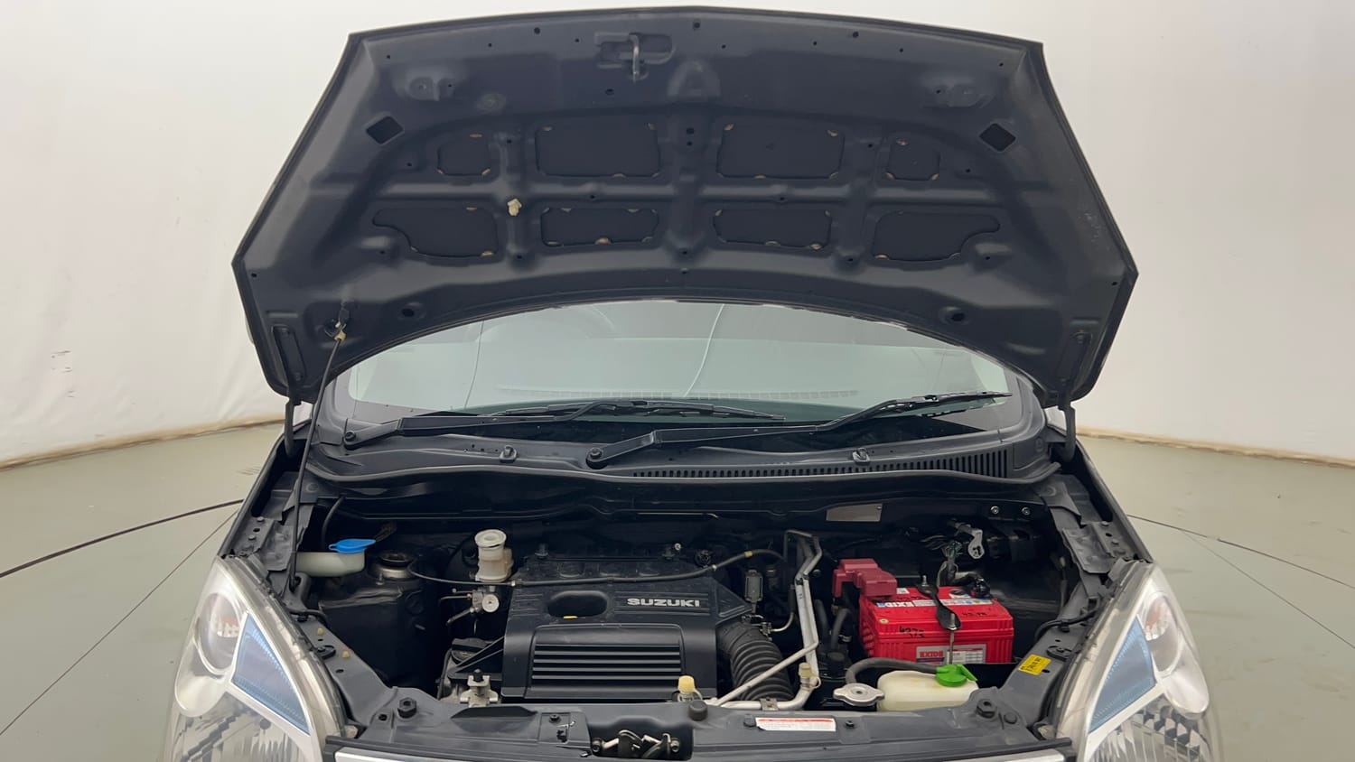 Used 2012 Maruti Suzuki Wagon R 1.0 VXi Petrol Manual engine ENGINE & BONNET OPEN FRONT VIEW