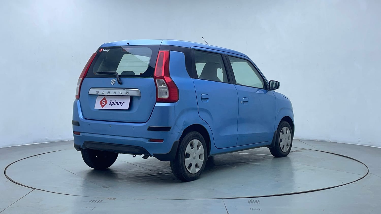 Used 2019 Maruti Suzuki Wagon R ZXi 1.2 AMT Petrol Automatic exterior RIGHT REAR CORNER VIEW