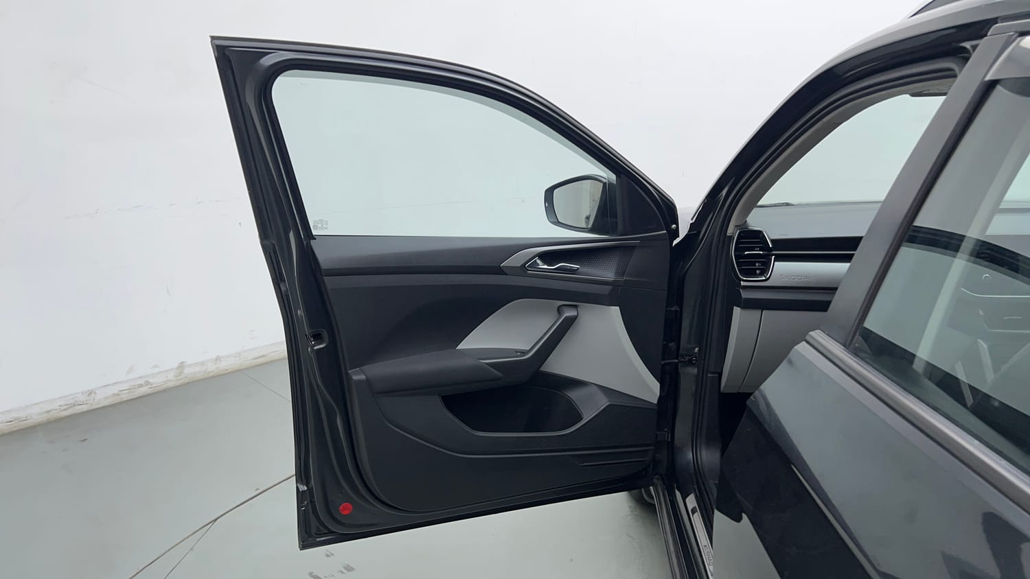 Used 2023 Skoda Kushaq Ambition 1.5L TSI MT Petrol Manual interior LEFT FRONT DOOR OPEN VIEW