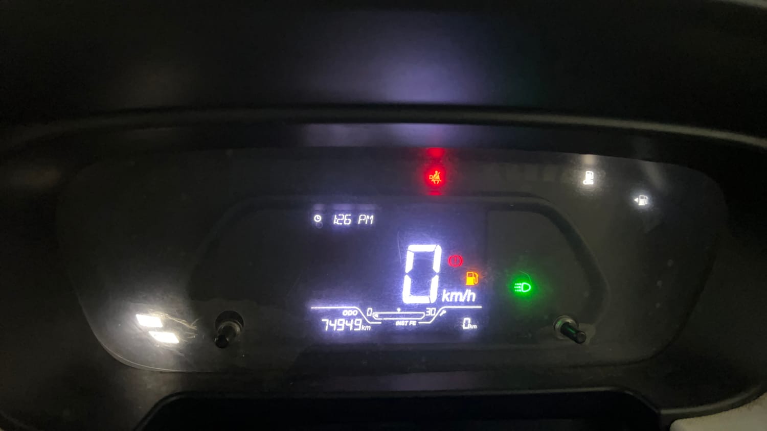 Used 2024 Tata Punch Accomplished Dazzle Sunroof CNG Cng Manual interior CLUSTERMETER VIEW
