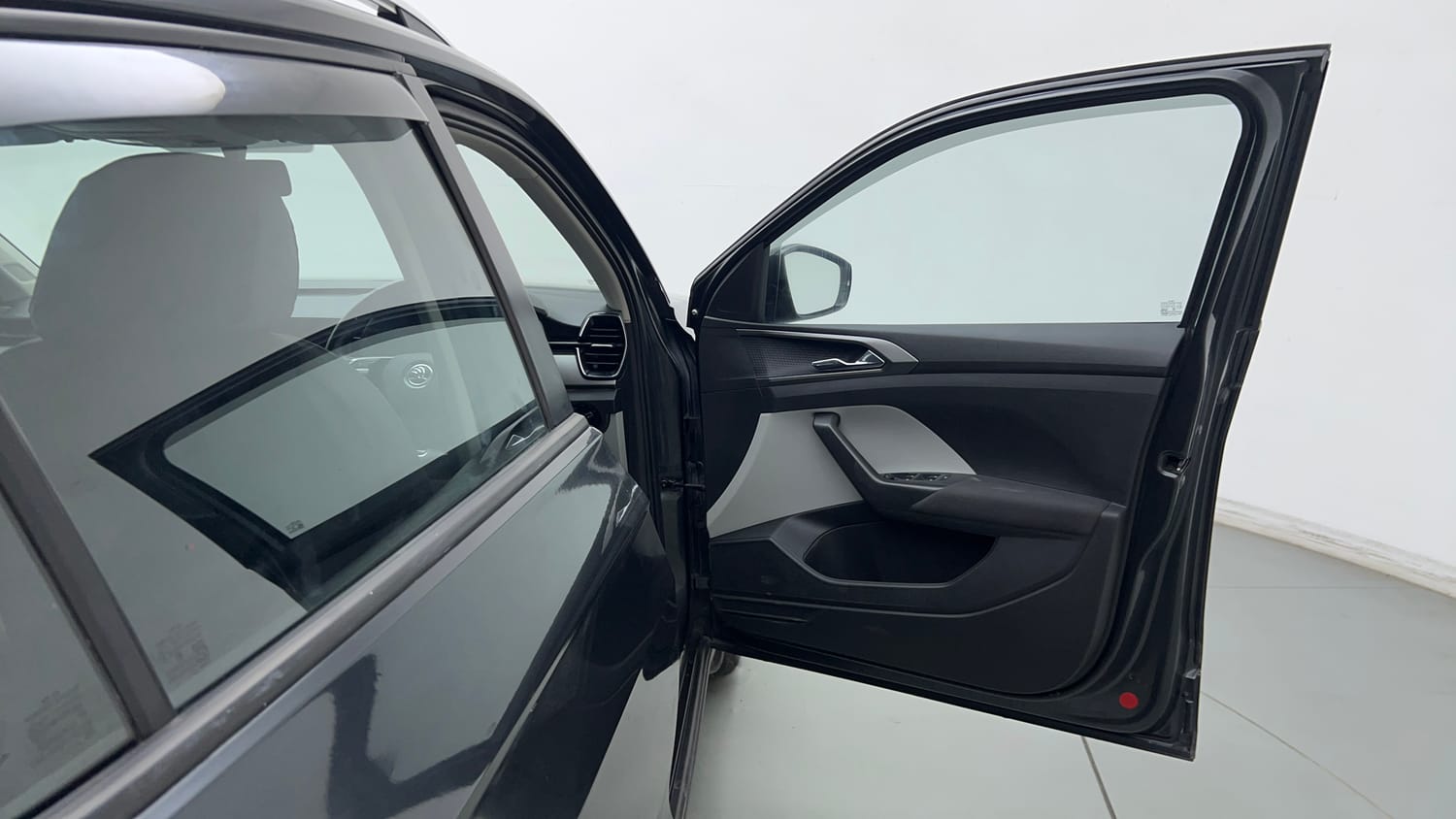 Used 2023 Skoda Kushaq Ambition 1.5L TSI MT Petrol Manual interior RIGHT FRONT DOOR OPEN VIEW